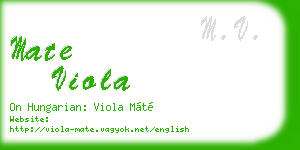 mate viola business card